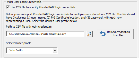 multiuser pair credentials