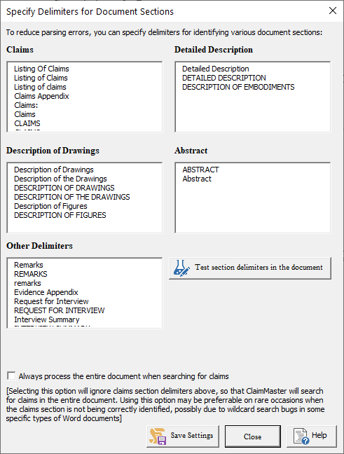 Other Improvements in ClaimMaster 2021