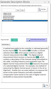 Figure Descripton Figure Description Text Blocks - ClaimMaster Software