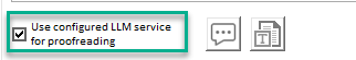 enable llm proofreading